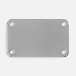 Шильдик металлический Furo, серебристый