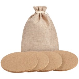 Набор из 4 костеров Suberic, круг