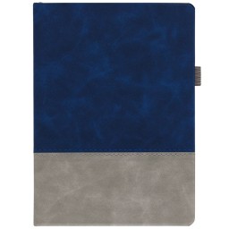 Ежедневник Horizon, недатированный, серый с синим