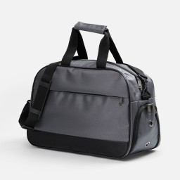 Спортивная сумка Atlantes, светло-серая с черным