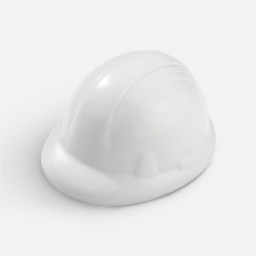 Антистресс «Каска», белый