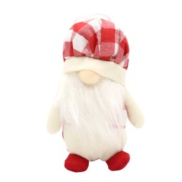 Новогоднее украшение рождественские гномы Виллен, красный 