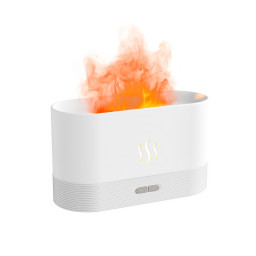 Светодиодный USB увлажнитель-ароматизатор Flame, Белый
