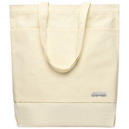 Сумка для покупок JETTA 325 г/м² с шильдом - фура, натуральный