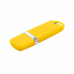 Флешка Shape с покрытием Софт Тач 16 GB, Желтый
