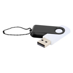 Флешка Designer To Go 2.0 USB 16Gb, Белый/ черный