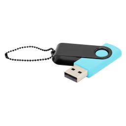 Флешка Designer To Go 2.0 USB 16Gb, Бирюзовый/Черный
