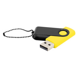 Флешка Designer To Go 2.0 USB 16Gb, Желтый/Черный