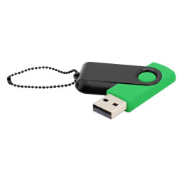 Флешка Designer To Go 2.0 USB 16Gb, Зеленый/Черный