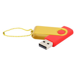Флешка Designer To Go 2.0 USB 16Gb, Красный/Желтый