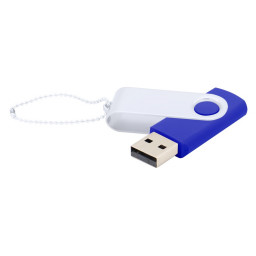 Флешка Designer To Go 2.0 USB 16Gb, Синий/ Белый