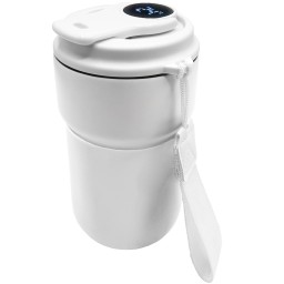 Термокружка вакуумная герметичная с дисплеем Clive To Go, белый