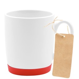 Кружка Make Me To Go, белая/красная_с_биркой