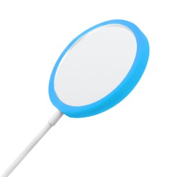 Беспроводное магнитное зарядное устройство Fomax 15W To Go, белый/голубой