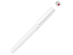Капиллярная ручка в корпусе из переработанного материала rPET "RECYCLED PET PEN PRO FL», белый с красным