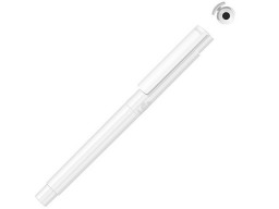 Капиллярная ручка в корпусе из переработанного материала rPET "RECYCLED PET PEN PRO FL», белый с черным