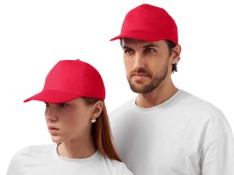 Бейсболка "Мемфис 230" 5-панельная, красная