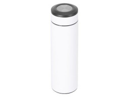 Вакуумный термос "Vacuum Flask C1", soft touch, 420мл, белый