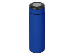 Вакуумный термос "Vacuum Flask C1", soft touch, 420мл, синий
