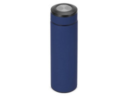 Вакуумный термос "Vacuum Flask C1", soft touch, 420мл, темно-синий