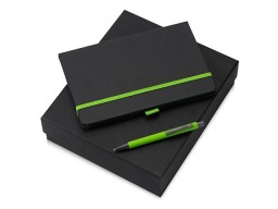 Подарочный набор «Jacque» 2.0. с ручкой и блокнотом, зеленое яблоко