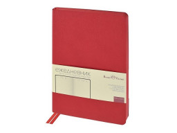 Ежедневник недатированный А5 "Megapolis Nappa Flex", красный