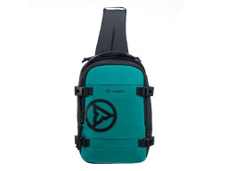 Рюкзак на одно плечо TORBER Xtreme, зелёный/чёрный, 20 х 8 х 31 см, 5л