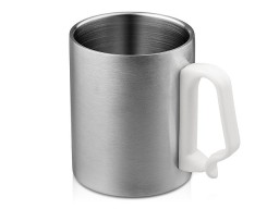 Стальная кружка с двойными стенками "Climber Max", 450 мл, белый