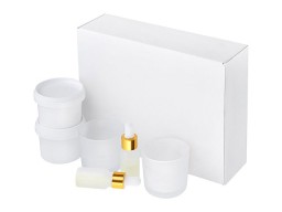 Набор для создания 2-х ароматических свечей: амбра и табак/маракуйя, сандал и пачули (без лого LM)