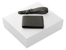 Подарочный набор Long River: кошелек, ремешок для ключей, белая коробка