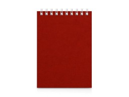 Бизнес - блокнот А6 (94 х 130 мм) "Office" 60 л., красный