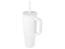 Brady термостакан с силиконовой трубочкой, 900 мл, сертифицированный согласно RCS- Белый