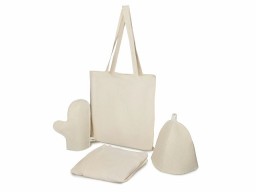 Банный набор с парео "Healing Light", женский, белый