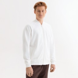 Толстовка на молнии, унисекс TORRES белая