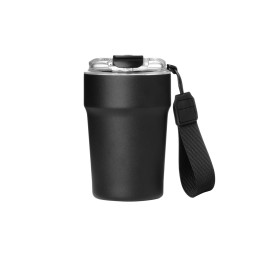 Термокружка вакуумная Монако, черная