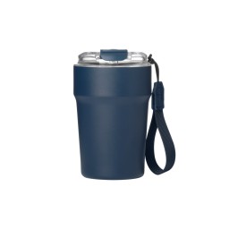 Термокружка вакуумная Монако, синяя