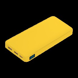 Внешний аккумулятор с подсветкой Ancor PD Plus 10000 mAh, желтый