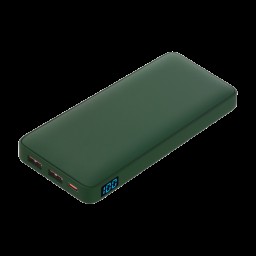 Внешний аккумулятор с подсветкой Ancor PD Plus 10000 mAh, зеленый