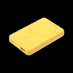 Внешний аккумулятор Largo PD 5000mAh с функцией беспроводной зарядки 15W, желтый