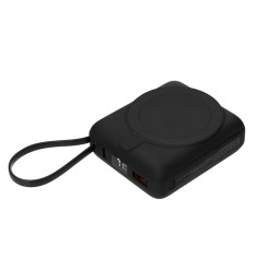 Внешний аккумулятор с подсветкой Ritter PD 10000mAh с функцией беспроводной зарядки 15W, черный