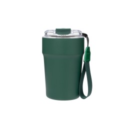 Термокружка вакуумная Монако, темно-зеленая