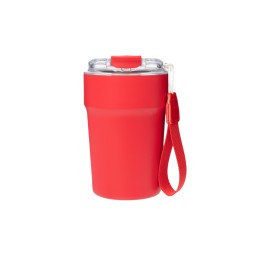 Термокружка вакуумная Монако, красная