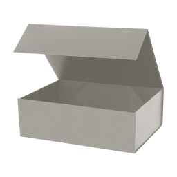 Подарочная коробка-трансформер средняя, серая
