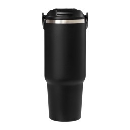 Термокружка вакуумная Монтана, черный