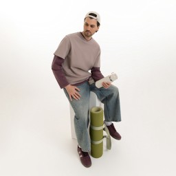 Футболка унисекс RUST NEO, 240 гр., бежевый (мокко)