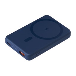 Внешний аккумулятор Largo PD 5000mAh с функцией беспроводной зарядки 15W, синий