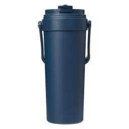 Термокружка вакуумная Соло, синяя