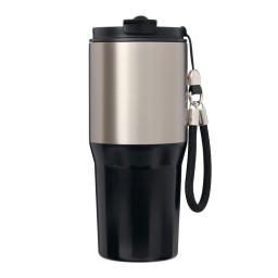 Термокружка вакуумная Авеню, черная