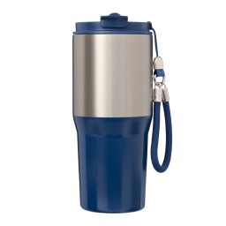 Термокружка вакуумная Авеню, синяя