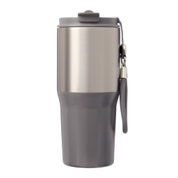 Термокружка вакуумная Авеню, серая